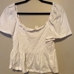 H&M peplum top XXL